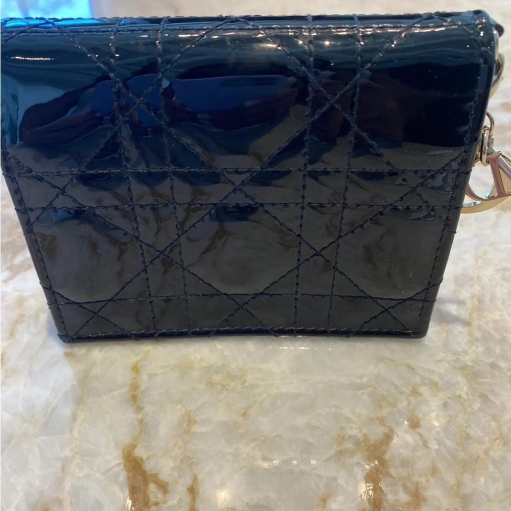 Lady Dior Lotus Wallet
